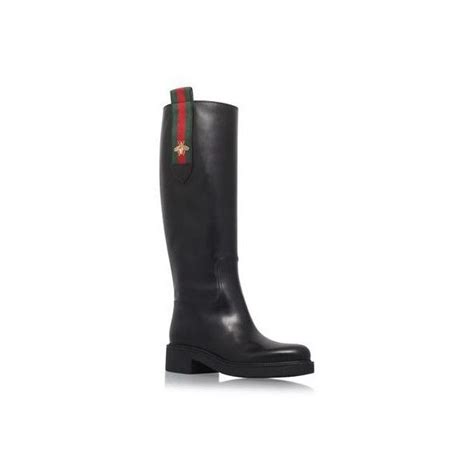 gucci mary bee knee high boots|gucci high heel boots women.